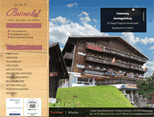 Tablet Screenshot of bettmerhof.ch